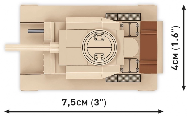 Cobi Panzer III Ausf.L modello di costruzione