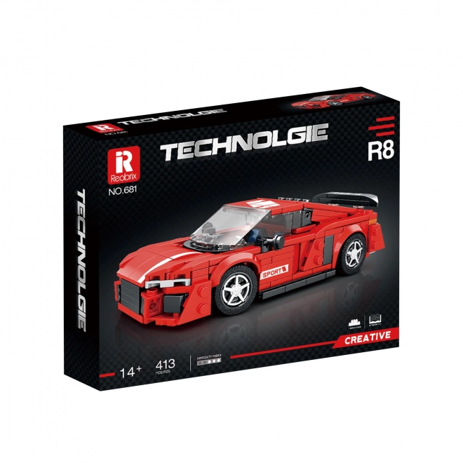 Set di Costruzione Auto Sportiva Rossa