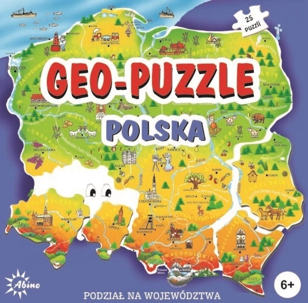 Puzzle Carta Geografica Polonia