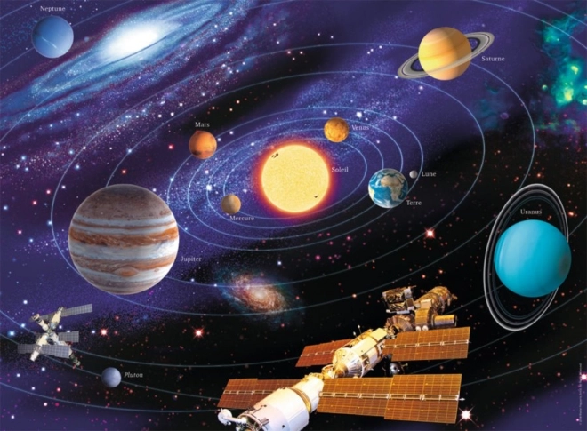 Puzzle sistema planetario 500 pezzi