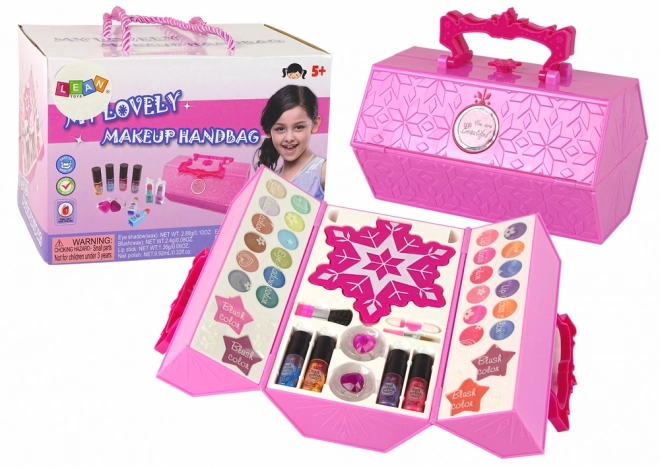 Set Bellezza Borsa Rosa Trucco