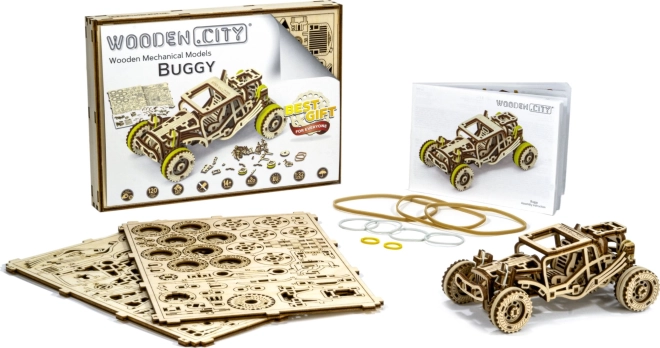 Puzzle 3D in legno - Buggy