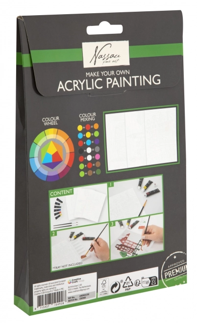 Set di pittura acrilica - 4 motivi diversi