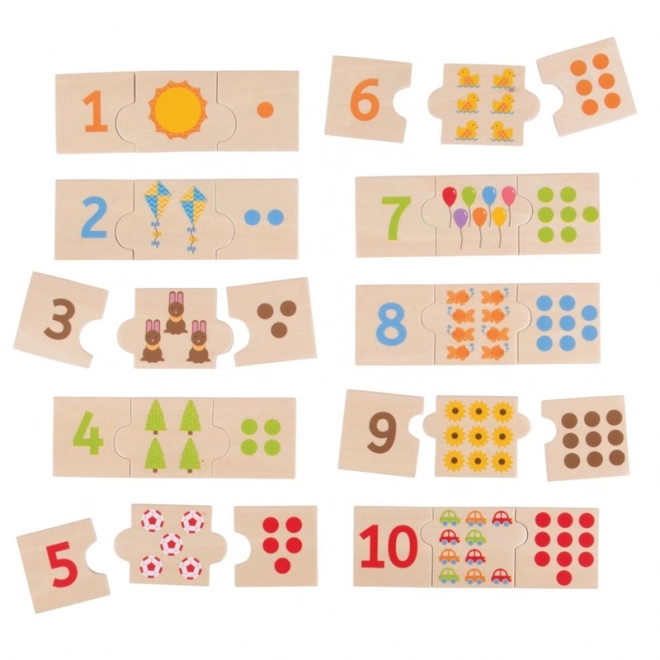 Puzzle educativo contare di Bigjigs Toys