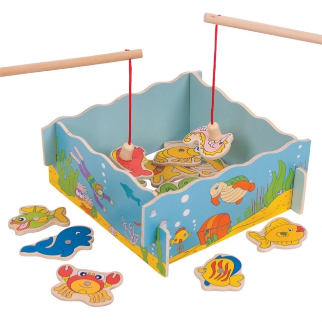 Gioco magnetico di pesca Bigjigs Toys