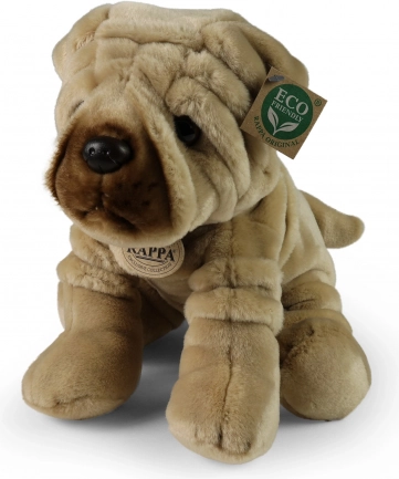 cane di peluche shar pei 30 cm eco-friendly