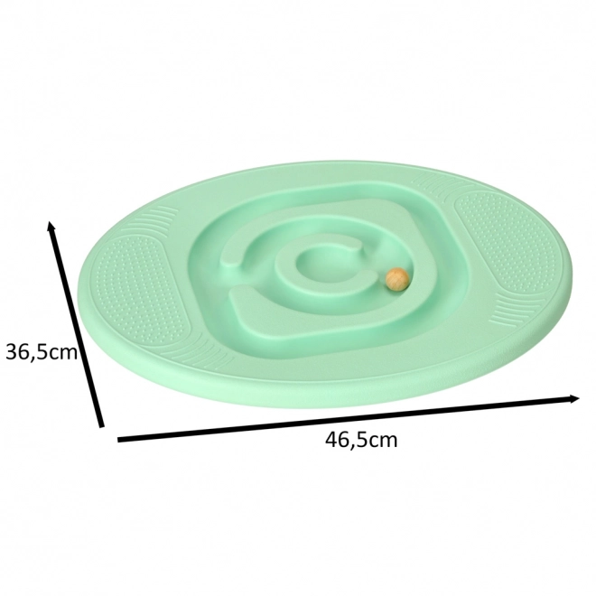 Rivale per l'equilibrio con labirinto per bambini verde menta