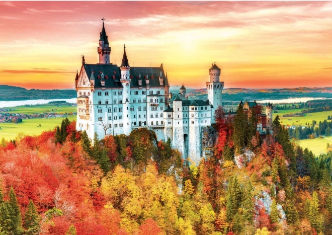 Puzzle Educa Autunno al Neuschwanstein 1500 pezzi