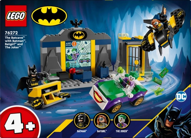 Caverna di Batman con Batman, Batgirl e Joker