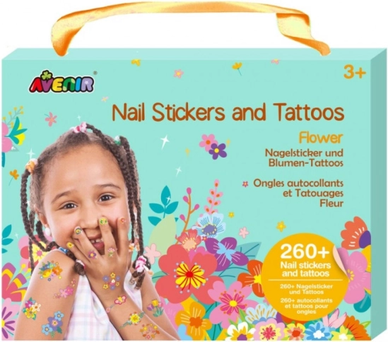Adesivi e tatuaggi per unghie - Fiori