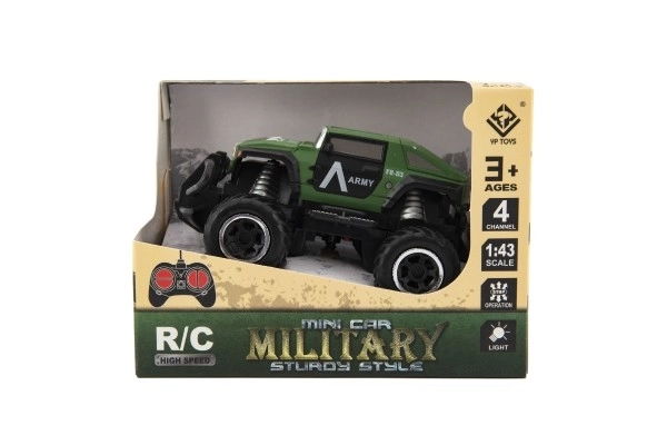 Mini SUV militare RC con telecomando