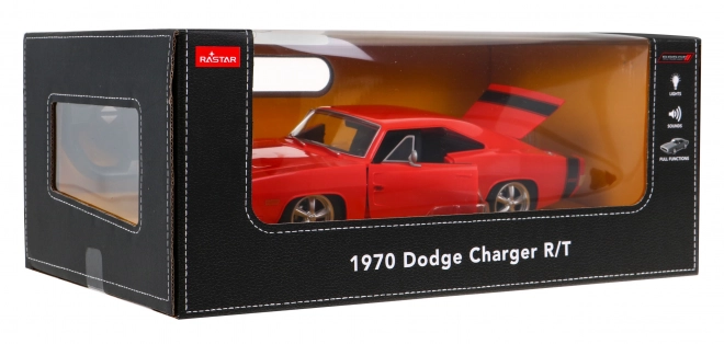 Auto telecomandato Dodge Charger RT 1970 rosso RASTAR 1:16