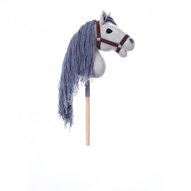 Cavallo di legno Hobby Horse HoppiHorse A3 grigio