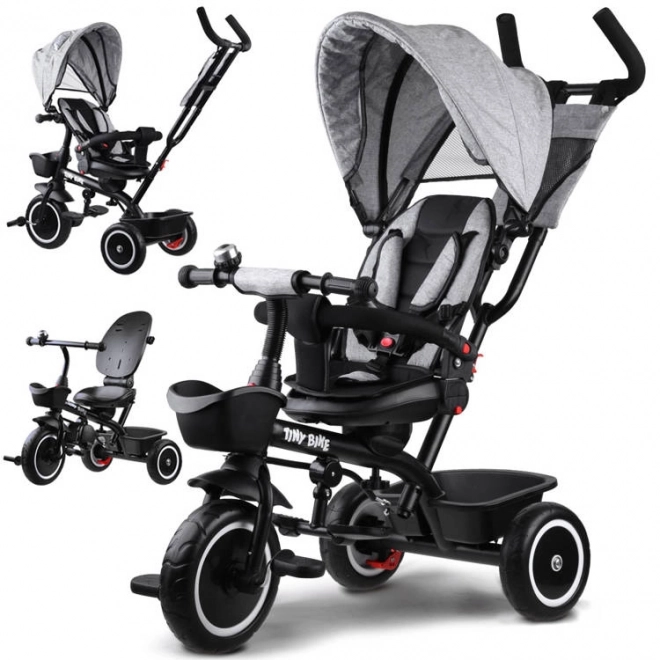 Triciclo per bambini 3 in 1 Tiny Bike – grigio