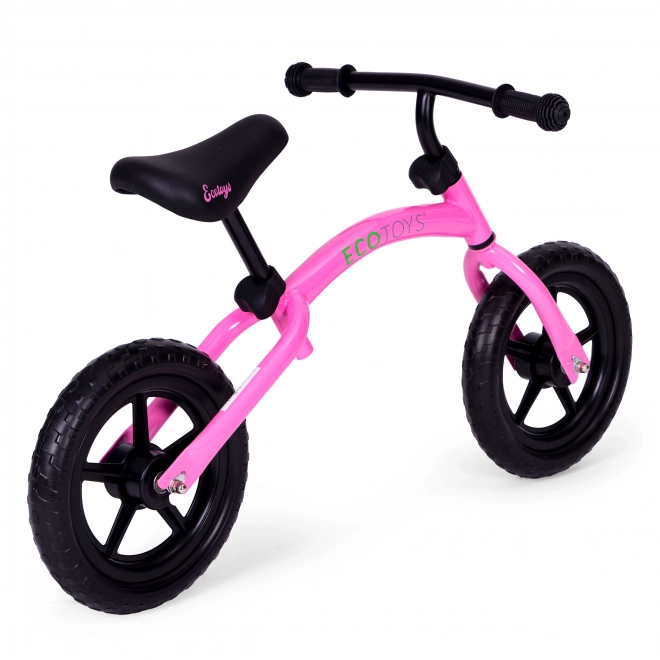 Bicicletta senza pedali per bambini ECOTOYS rosa