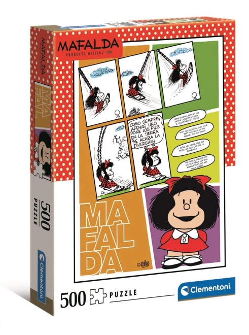 Puzzle Mafalda sull'altalena 500 pezzi