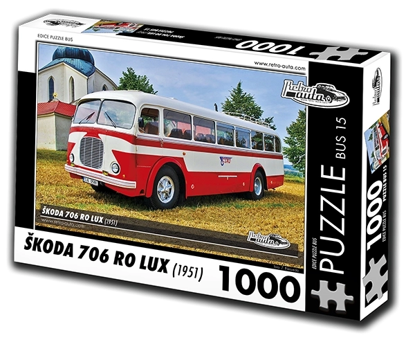 Puzzle Autobus Škoda 706 RO Lux 1000 Pezzi