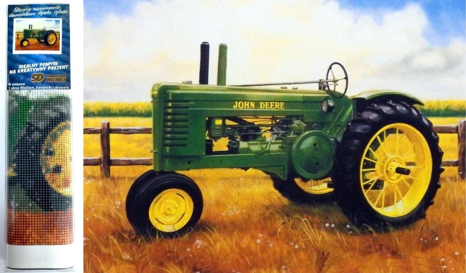 Diamante pittura Trattore John Deere 30x40cm