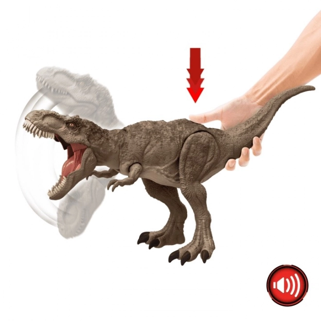 Figura T-Rex Attacco Totale Jurassic World