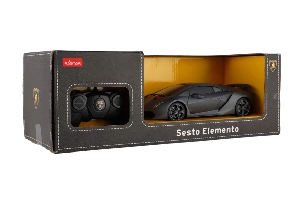 Auto RC Lamborghini Sesto Elemento in scala con telecomando