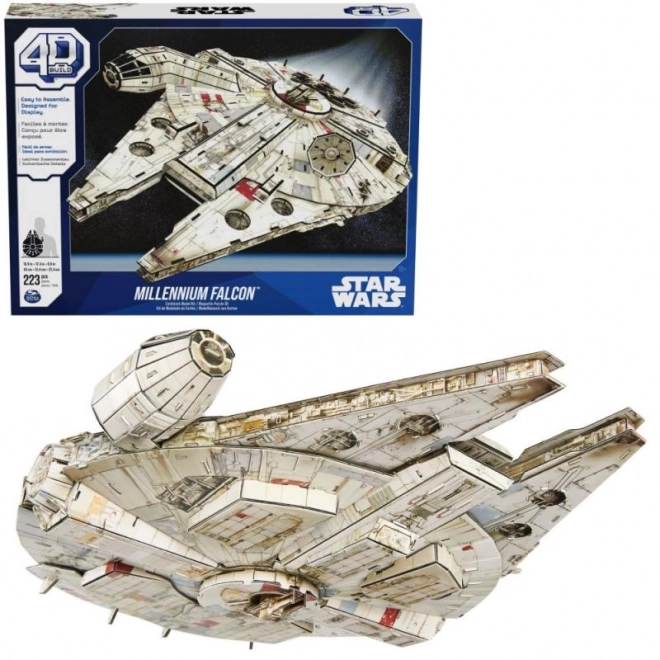 Puzzle 4D Nave Millennium Falcon STAR WARS