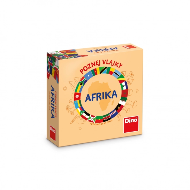 Gioco educativo bandiere dell'Africa