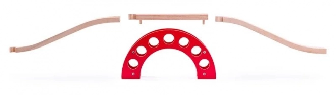 Ponte con arco rosso