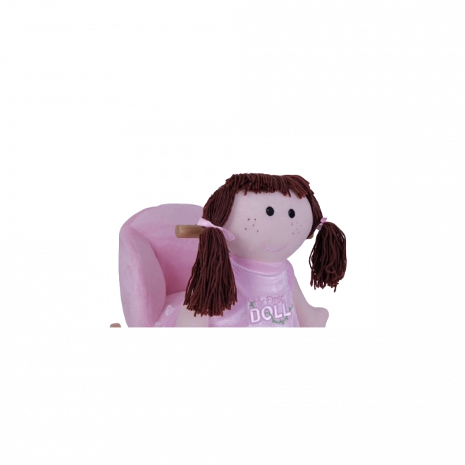 Giocattolo a dondolo Princess con trecce