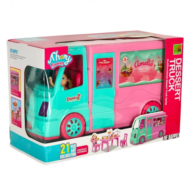 Camper Food Truck per Bambole - Set Gioco