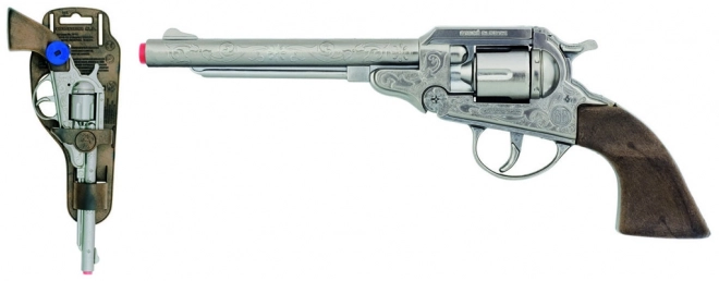 Revolver cowboy in argento 8 colpi