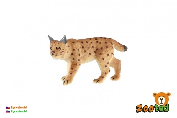 Lince Eurasiatico Plastica 8cm In Sacchetto