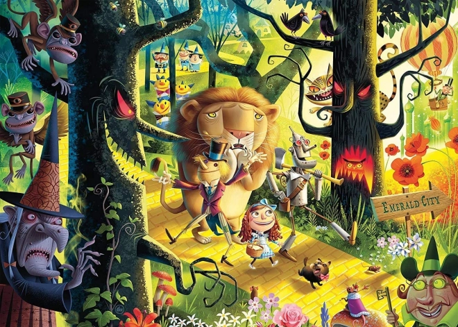 Puzzle Leoni, Tigri e Orsi, Oh Mio! Il Mago di Oz 1000 Pezzi