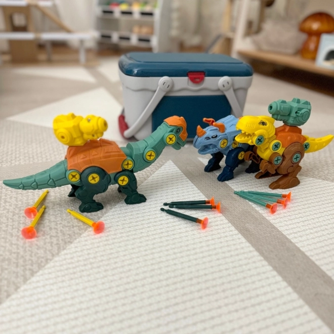 Set costruttivo di dinosauri da assemblare Woopie
