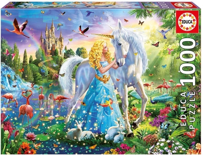 Puzzle Principessa e Unicorno 1000 Pezzi