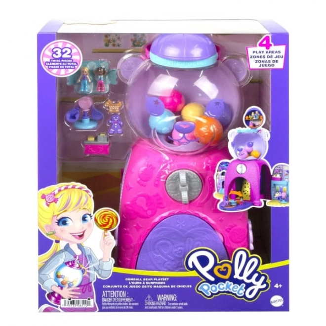 Set Figure Polly Pocket Orsetto Macchinetta Super Sorprese