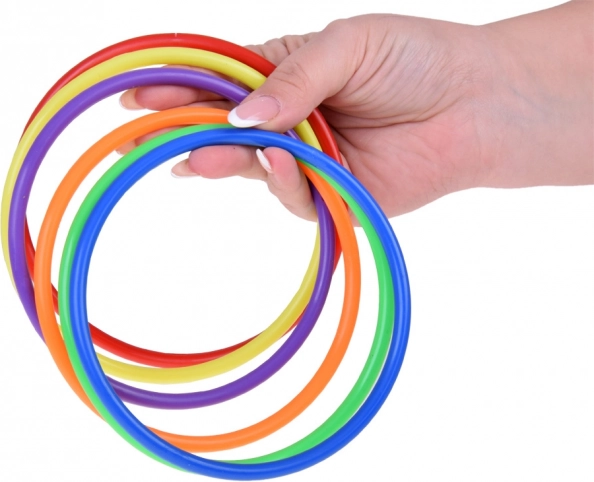 Set da gioco birilli, cerchi e sacchetti per bambini
