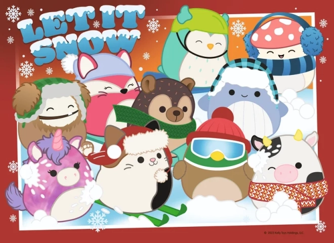 Puzzle Squishmallows 4x100 pezzi