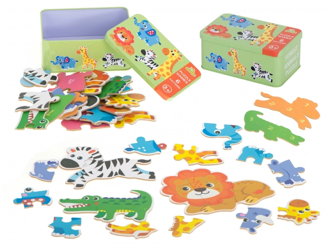 Puzzle Safari Animali in Scatola