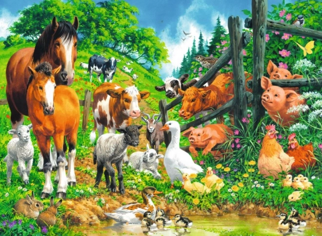 Puzzle XXL Animali 100 pezzi