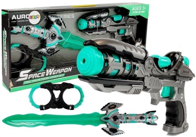 set laser da battaglia galattico per bambini