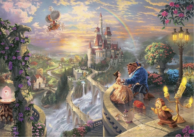 Puzzle in latta La Bella e la Bestia 500 pezzi