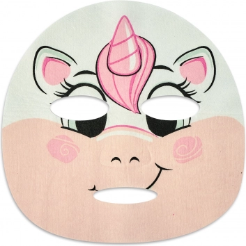 Maschera idratante per bambini con motivo unicorno