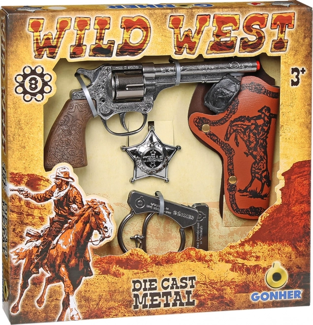 Set Cowboy Medio con Manette