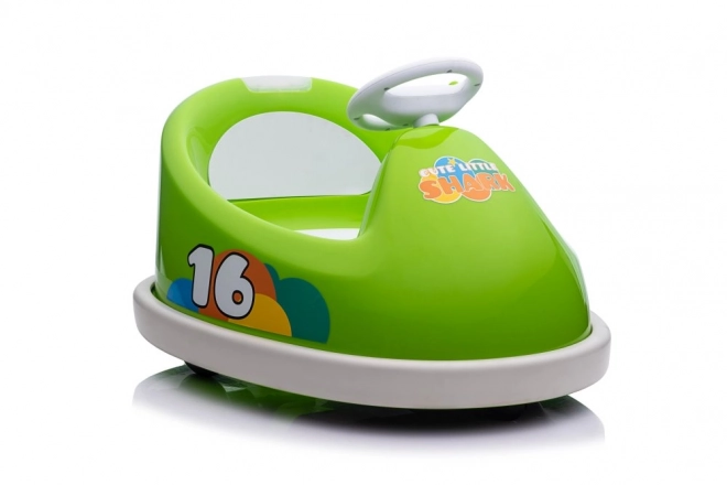 Veicolo elettrico verde per bambini