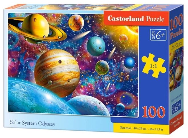 Puzzle 100 pezzi Sistema Solare Odissea