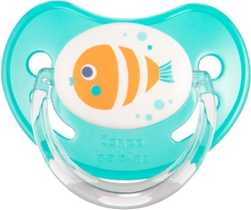 Canpol babies Ciuccio in silicone anatomico LOVE&SEA 18m+ 1 pz