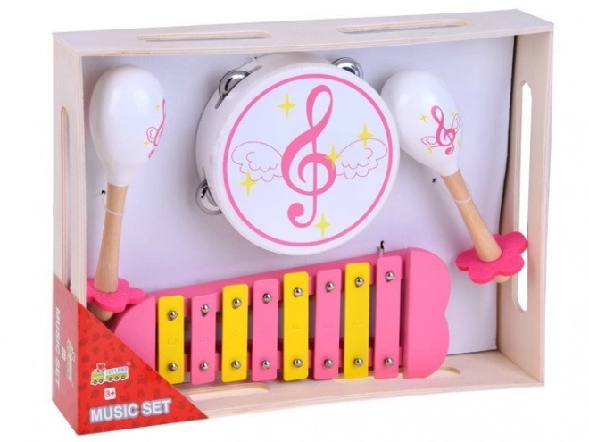 Set di strumenti musicali in legno per bambini