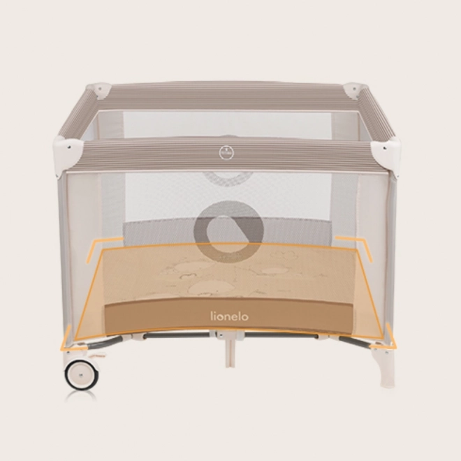 Box per bambini Lionelo Bonnie Beige Sand