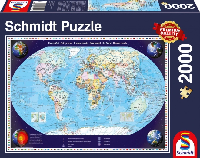 Puzzle Schmidt Il Nostro Mondo 2000 Pezzi