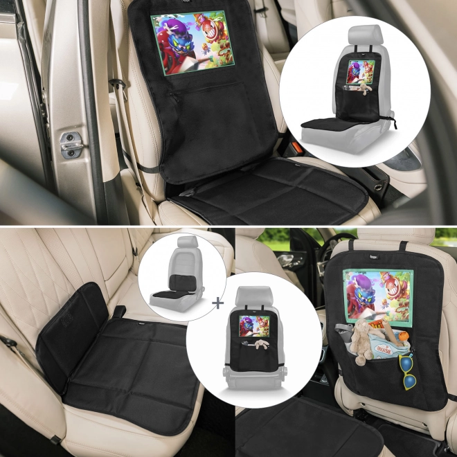 Protezione sedile auto con tasca per tablet